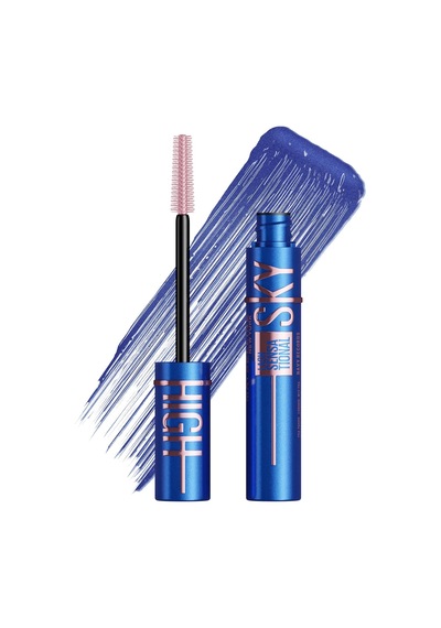 New York Sky High Navy Blue Mavi Maskara - Kirpiklerde Limitsiz Uzunluk Ve Hacim Etkisi Çok Renkli