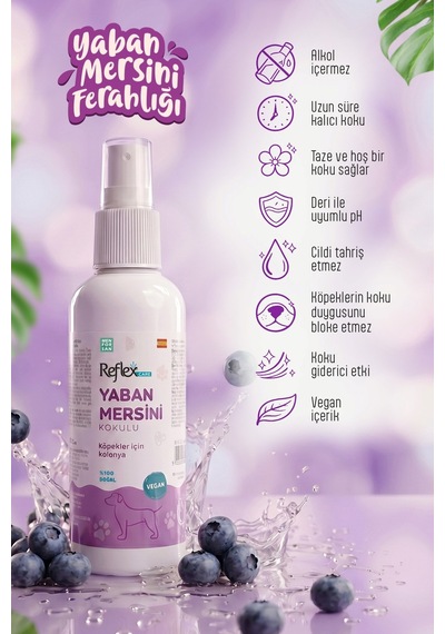 Reflex Care Yaban Mersini Kokulu Köpek Kolonyası 125 Ml