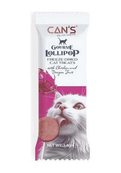Cans Lollipop Chicken & Dragon Fruit 15x1.4 Gr