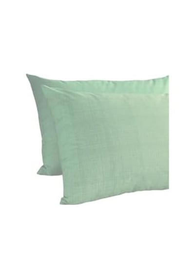 Alla Turca- 2'li Yastık Kılıfı 50x70 Cm Mint Mint / 50 X 70 Abanoz