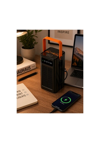 Mey İthalat Güneş Enerjili Hızlı Şarj Powerbank Taşınabilir Yüksek Kapasiteli 80.000 -