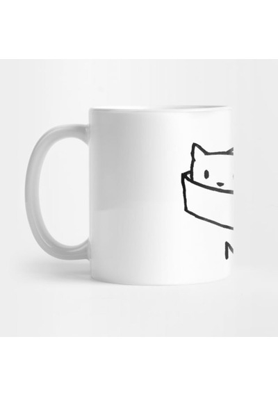 Nope Cat - Kedi Kupa Bardak Çok Renkli
