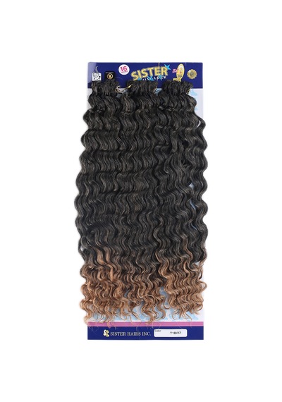Sister Afro Dalgası Saç - Siyah Karamel Ombreli T1b/27