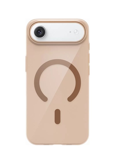 Joko Apple iPhone Uyumlu  17 Air Uyumlu Pc Blank Magsafe Kapak - Çöl Titanyum