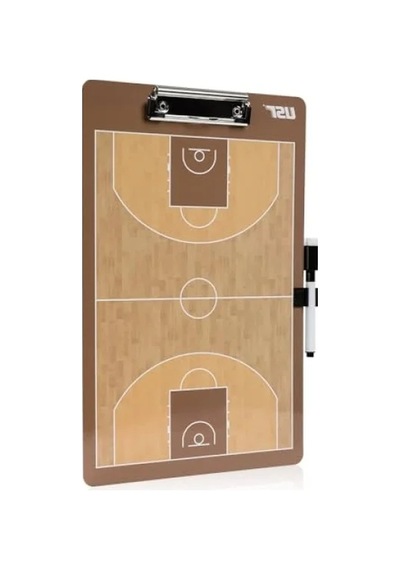 Çift Taraflı Basketbol Taktik Tahtası - 35x22 Cm