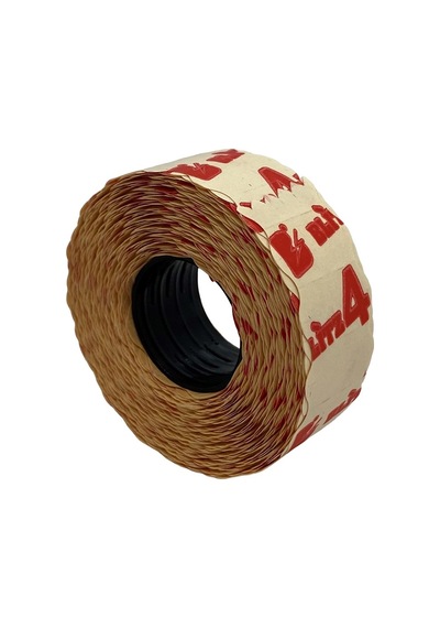 Etiketleme Makinesi 4 No Bej Etiket / 12x22 42adet