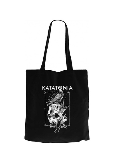 Katatonia Crow Siyah Kanvas Bez Çanta Siyah
