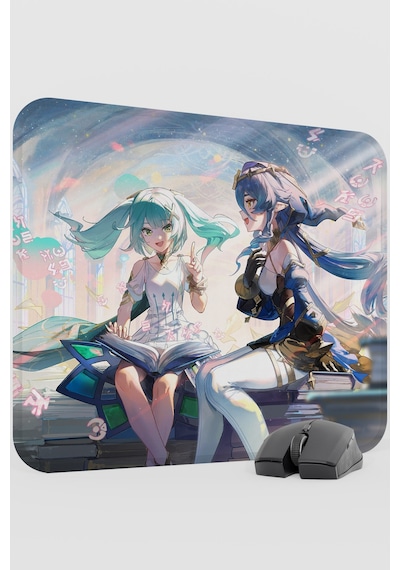 Faruzan Genshin Impact Anime Gacha V5 - 48x40 Xl Gaming Mouse Pad Fare Altlığı