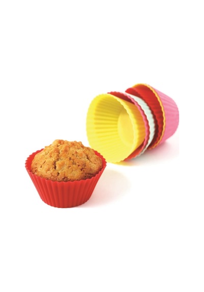 Çok Amaçlı Pratik Platinum Silikon 6'lı Muffın Tırtıklı Kek Kalıbı-turta-muffin-cheesecake Kalıbı Si Diğer