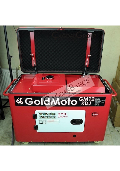 GoldMoto GM12KTDJ Dizel Marşlı Kabinli Jeneratör 12 KW Trifaze