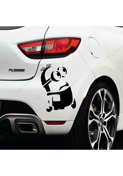 Minion Sticker Oto Sticker Minion Arma Sticker Araba Sticker