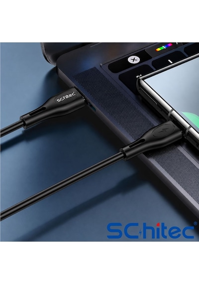 Schitec Usb-a To Type-c 60w Hızlı Şarj Ve Data Kablosu 1m Siyah Hg/c-09ac