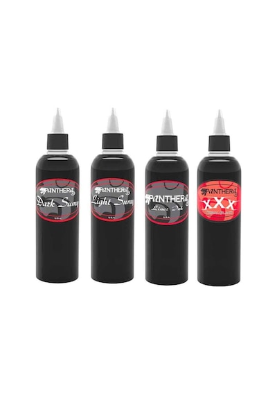 Panthera Tattoo Ink - 4 Bottle Kit Of Tattoo Ink 5oz/150ml