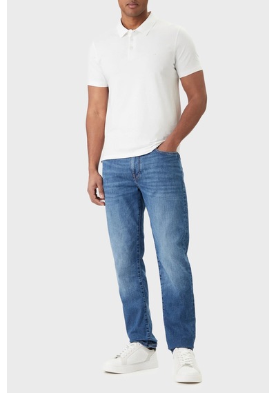 Calvin Klein Erkek Polo Lv04lf200g Yaf Beyaz
