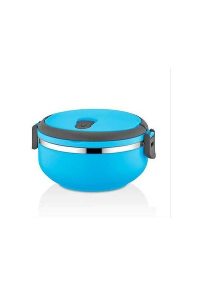 Mobgift Freshbox Tek Katlı Sefer Tası Yemek Termosu Mavi N1125185 Çok Renkli