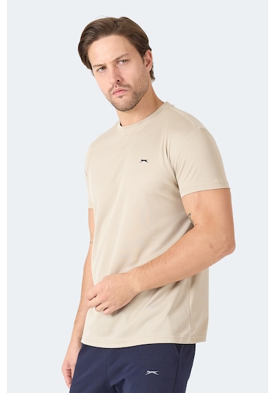 Slazenger Omar Ktn Erkek Ekru Tişört Ekru