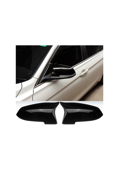 Bmw F10 2015 - 2020 Sinyalli Yarasa Ayna Kapağı Piano Black Parla