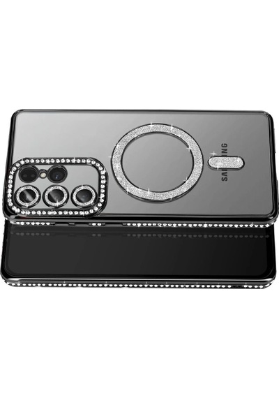 Samsung Galaxy Uyumlu  S26 Ultra Joke Simli Magneticsafe Kılıf Siyah