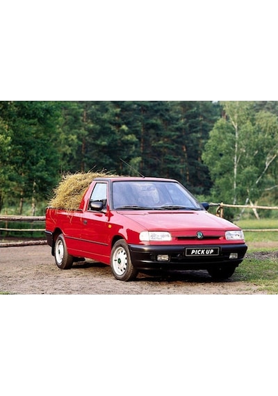 Skoda Pickup Pikap 1995-2001 Cam Açma Kapama İç Kolu 6U0837581B