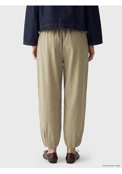 Lcw Modest Ekru Beli Lastikli Kadın Jogger Pantolon