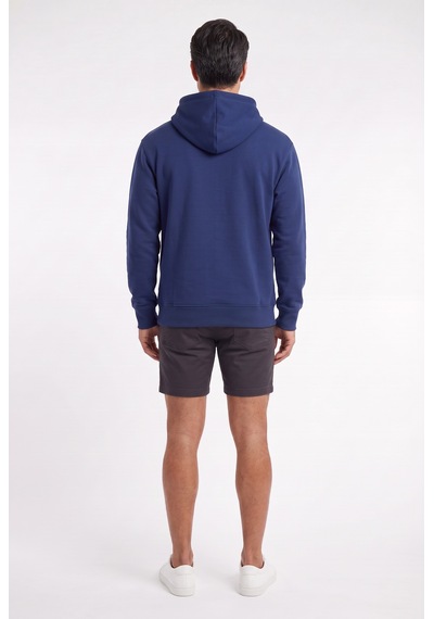Sup Marvel Logo Baskılı Kapüşonlu Lacivert Erkek Sweatshirt 12072 Siyah