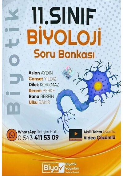 Biyotik 11.sınıf Biyoloji Soru Bankası 2026