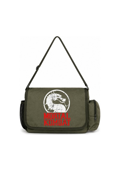 Sevbano Mortal Kombat Oyun Baskılı Unisex Okul, Spor, Ofis Çok Amaçlı Pos Haki