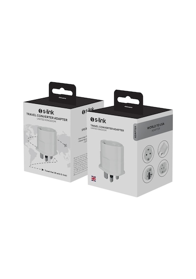 S-link Sl-wl16 Avrupa/ingiltere Priz Çevirici, 220-250v İngiliz Türk Prize Dönüştürücü, Hac Ve Umre İçin Priz Dönüştürücü