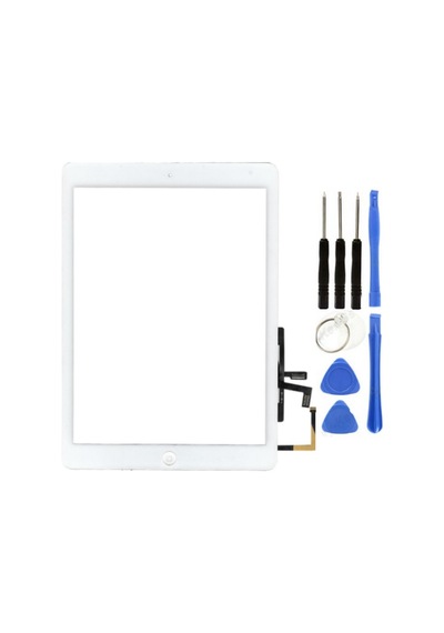 Apple Uyumlu iPad  Air 1.nesil A1474-a1475-a1476 Home Tuşlu Dokunmatik Beyaz + Tamir Seti