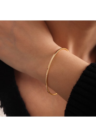 Sembol Gold 14 Ayar Altın Ajda Bilezik Oluklu Model T13078 83023053