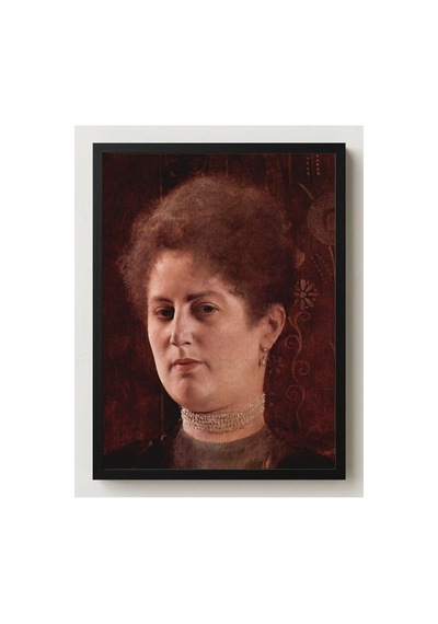 Klimt Tanınmayan Bir Kadının Portresi Çerçevesiz Poster 30x42 Cm A3 Tablo Art Nouveau Duvar Dekoru