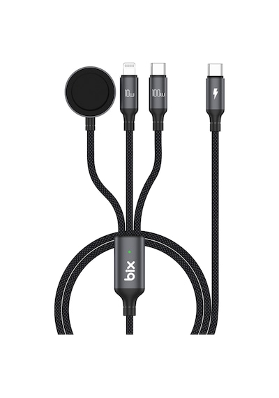 Bix BXA3W1 100 W Type-c Lightning Şarj Kablosu