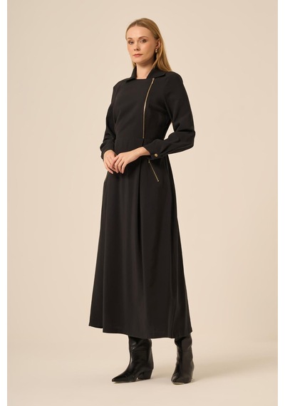 Ftz Women Ftz Kadın Modal Elbise Siyah 31183 Siyah