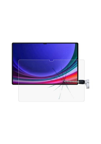 Nettech Samsung Uyumlu Tab S11 Ultra Sm-x930 Uyumlu Ön Koruma Cam Ekran Koruyucu - Şeffaf