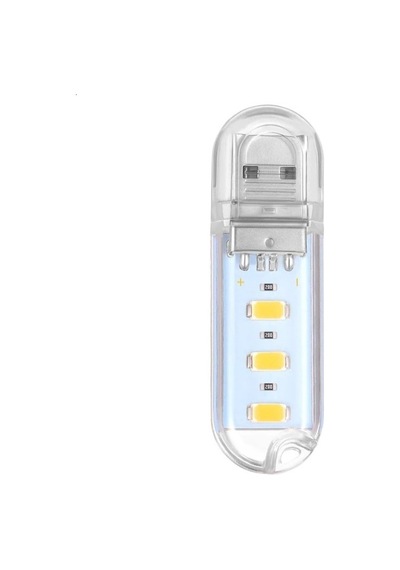 Taşınabilir Mini USB Beyaz LED Lamba 3 Ledli 5730 SMD Kamp Stick Beyaz