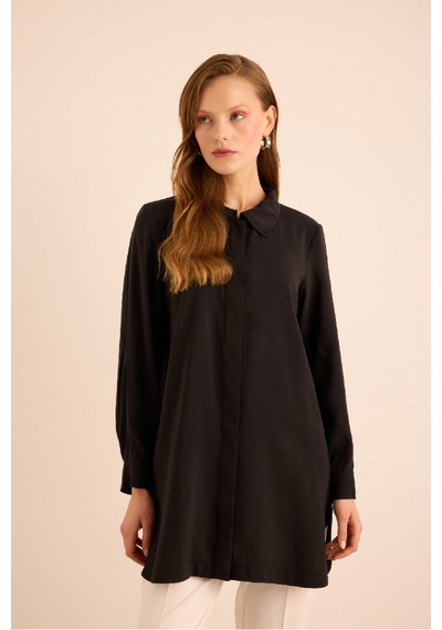 Aker Basic Tunik Siyah Siyah