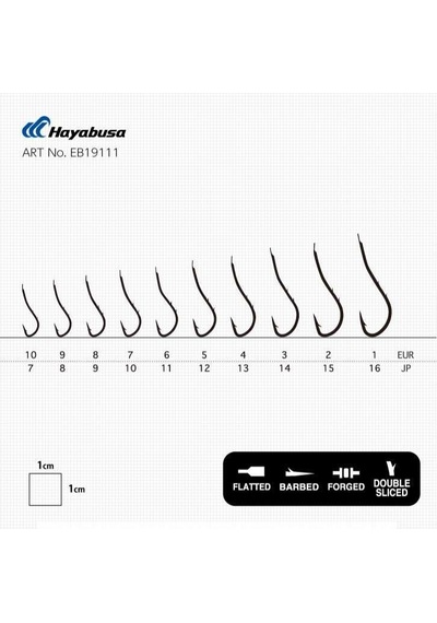 Hayabusa Hryu 191 Tırnaklı Canlı Yem İğnesi 15li Paket Nikel Standart - 4