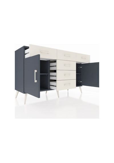 Hyperion Konsol 2 Raflı 6 Çekmeceli 2 Kapaklı 132x44x83 Antrasit-antrasit/aytaşı Antrasit/aytaşı Hyperion Konsol 2 Raflı 6 Çekmeceli 2 Kapaklı 132x44x83 Antrasit-antrasit/aytaşı Antrasit/aytaşı