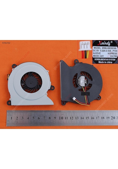 Casper Uyumlu Exper Clevo W76 W76S W76Sun W76Su W76Sub Fan 3Pin W760 N11.68072