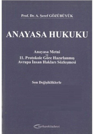 Anayasa Hukuku Şeref Gözübüyük 2 El
