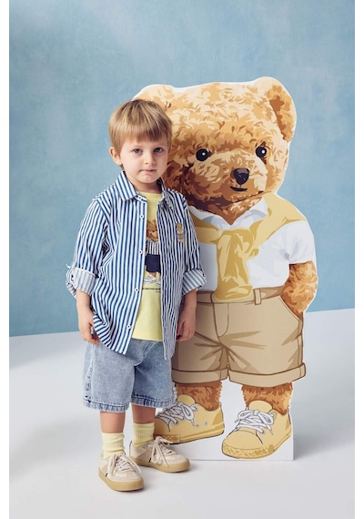 Defacto Regular Fıt Jean Şort Erkek Bebek H2895a526smnm39 Mavi-nm39