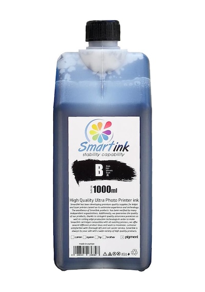 Smartink HP Uyumlu Pigment Mürekkep 1 L Siyah (H970P-H973P-H98