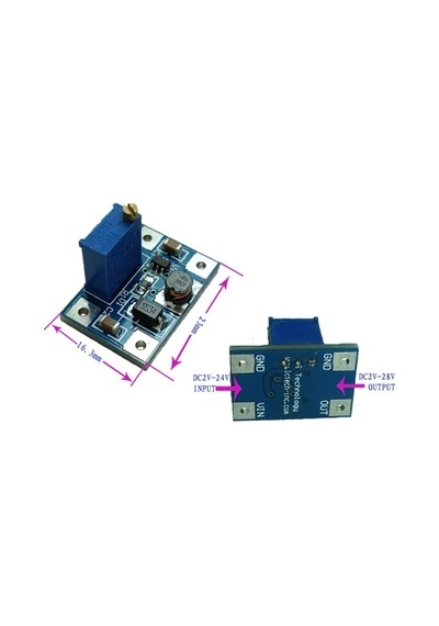 5 Adet Sx1308 Ayarlanabilir 28v 2a Dc Dc Gerilim Voltaj Yükseltici Güç Kaynağı Modülü Step Up Boost Converter