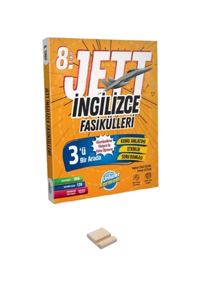Lgs 8. Sınıf Jett İngilizce Fasikülleri Ve Telefon Standı