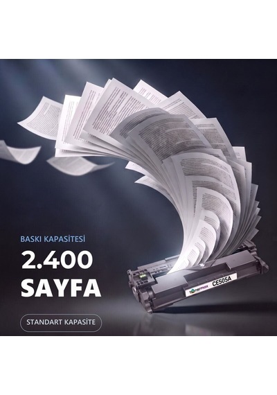 Hp Laserjet P2050 .  Toner Çipli Ce505a 2.400 Sayfa