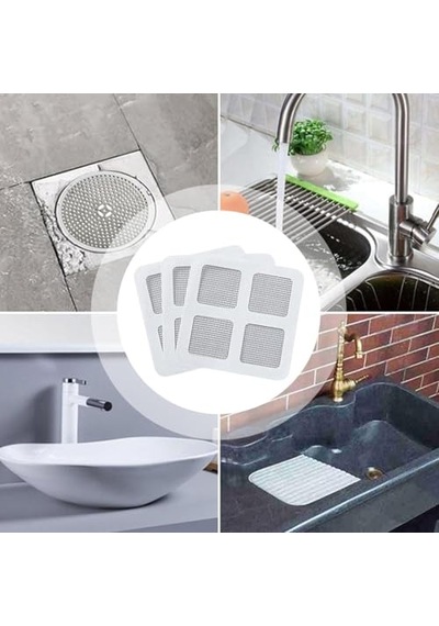 Tech 5 Adet Duş Ve Lavabo Gider Süzgeci, Saç Tutucu Akıllı File Tasarım, Tıkanma Önleyici Hijyenik Kullan At Gid Diğer
