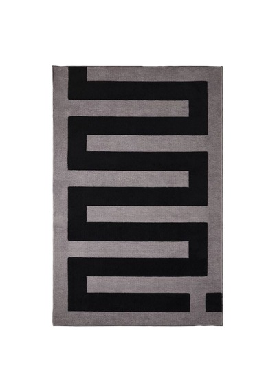 Ikea Blaskata Çocuk Oyun Halısı 105 X 160 Cm Siyah - Gri