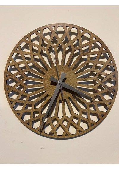 DUVAR SAATİ - 0013 Kahverengi