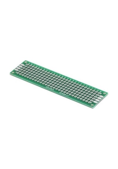 Koodmax 2 Adet 2x8cm Proto Pcb Delikli Pertenaks Prototip Deney Kartı Delikli Plaket Pertinaks
