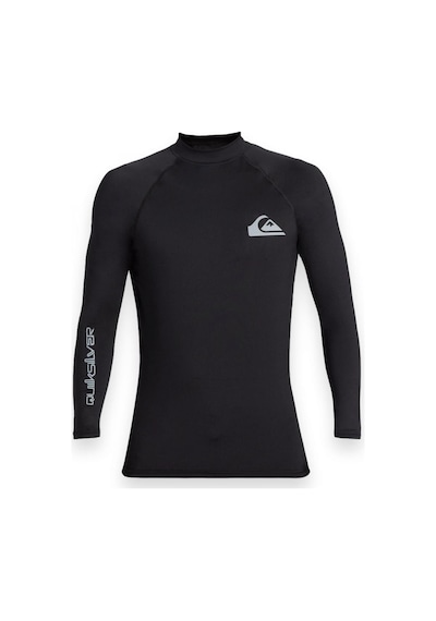 Quiksilver Aqywr03131 Everyday Upf50 Ls Lycra Siyah Erkek T-shirt Siyah